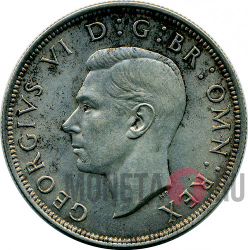 - Half crown - 1945 год - Georgivs VI - Англия