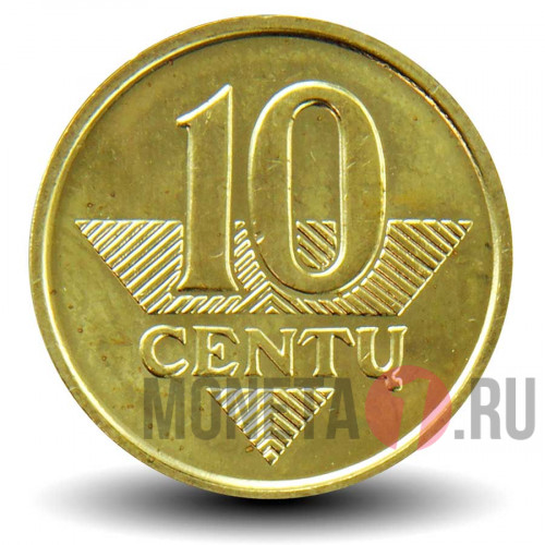 10 центов 2008 года - Литва - UNC