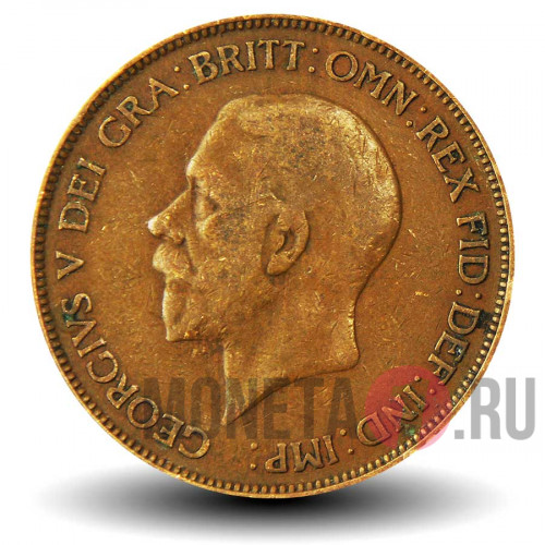1 пенни 1930 года - Великобритания - Король Георг V