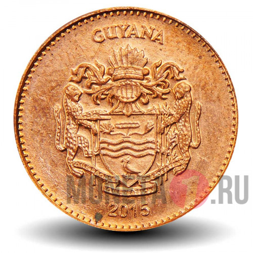 1 доллар 2015 года - Гайана - Урожай риса