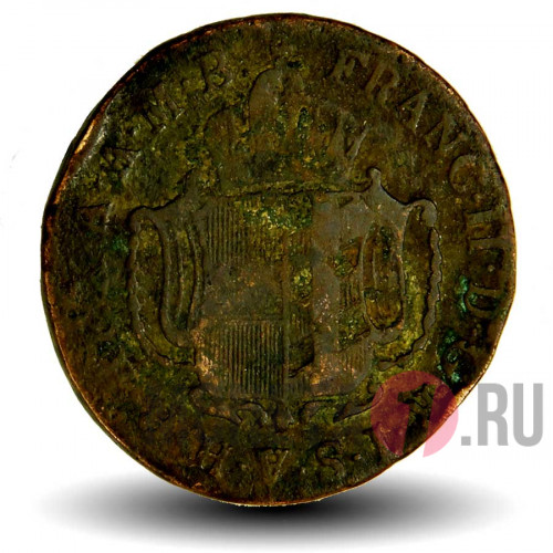 1 крейцер 1802 года - Австрия - Франц II