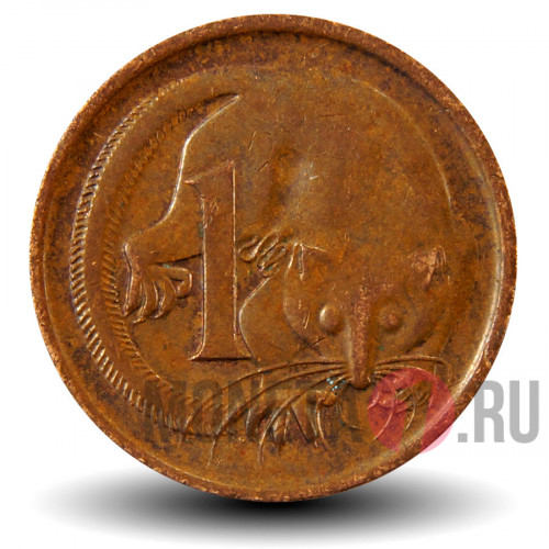 1 цент 1976 года - Австралия - Летучий кускус