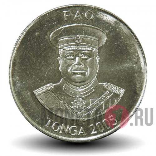 10 сенити 2005 года - FAO - Острова Тонга - Бананы
