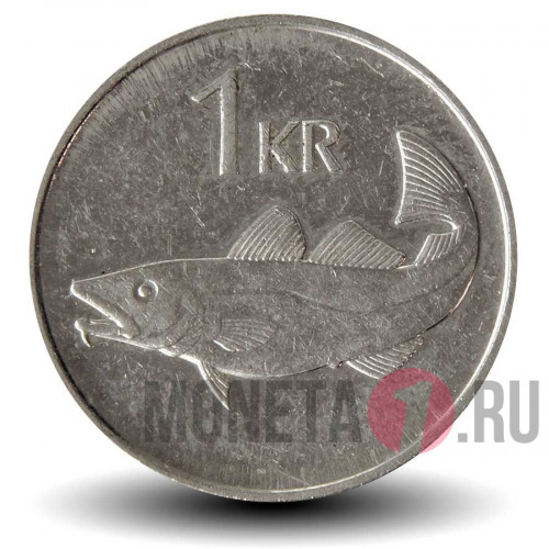 1 крона 2003 года - Исландия - Треска