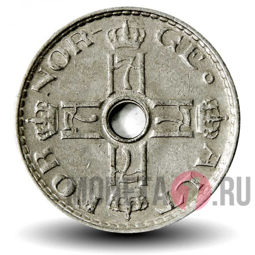 50 эре 1949 года - Норвегия - Хокон VII