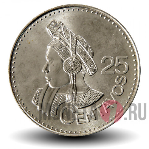 25 сентаво 2011 года - Гватемала - Индианка