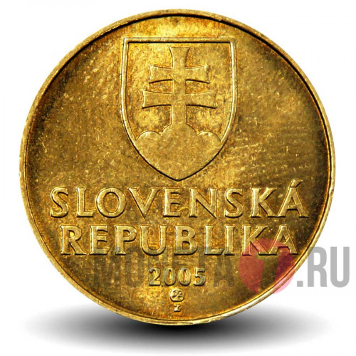 1 крона 2005 года - Словакия - Мадонна с ребенком