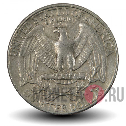 25 центов 1988 года - США - Джордж Вашингтон - P
