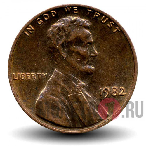 1 цент 1982 года - США