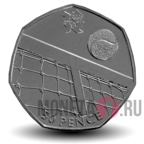 50 пенсов - Лондон 2012 - Теннис - Великобритания