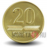 20 центов 2008 года - Литва - UNC