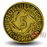 5 рейхспфеннигов 1925 года - Веймарская Республика - E
