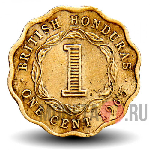 1 цент 1965 года - Британский Гондурас - Елизавета II