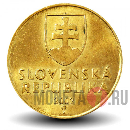 1 крона 2002 года - Словакия - Мадонна с ребенком