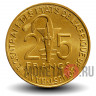 25 франков BCEAO CFA 2004 года - FAO - Западно-Африканские штаты