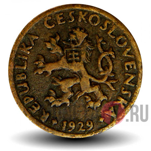 5 геллеров 1929 года - Чехословакия - Карлов мост