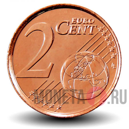 2 евроцента 2015 года - Бельгия - Король Филипп