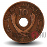10 центов 1927 года - Восточная Африка - Георг V