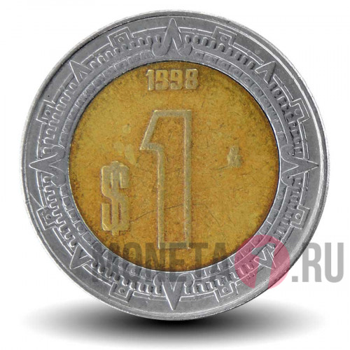 1 песо 1998 года - Мексика