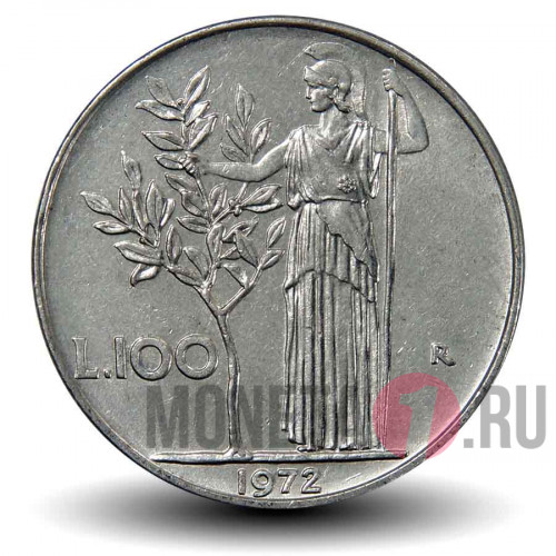 100 Лир - 1972 год - Италия