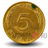 5 пфеннигов 1985 года - ФРГ - Дуб - D