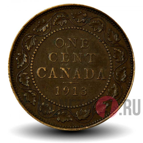 1 цент 1913 года - Канада - George V