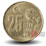 25000 лир 1996 года (25 Bin Lira) - Турция - Ататюрк