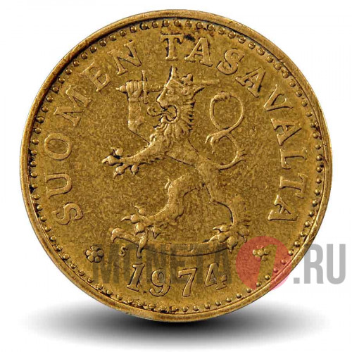 10 пенни 1974 года - Финляндия