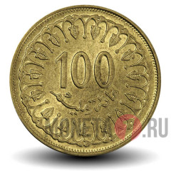 100 миллимов 1993 года - Тунис