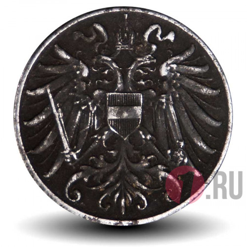 2 геллера 1917 года - Австро-Венгерская империя - Карл I