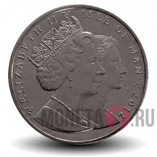 1 крона 2012 года - Мэнские кошки - Остров Мэн