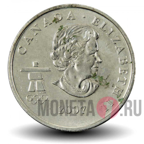 25 центов 2007 года - Керлинг - Олимпиада в Ванкувере - Канада