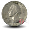 25 центов 1987 года - США - Джордж Вашингтон - D