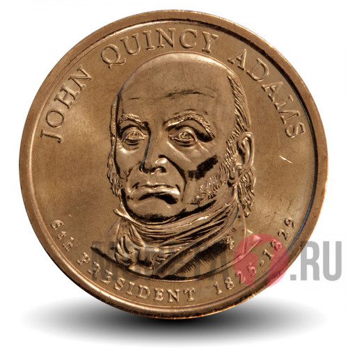 1 Dollar - 6-ой президент США - Джон Куинси Адамс