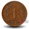 1 марка 1943 года - Финляндия - Медная