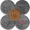 Набор монет Сомалиленда 2002-2005 гг - Животные