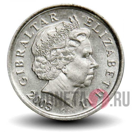 10 пенсов 2003 года - Гибралтар