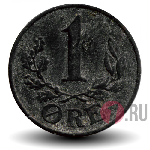 1 ore 1942 года - Дания - Кристиан X