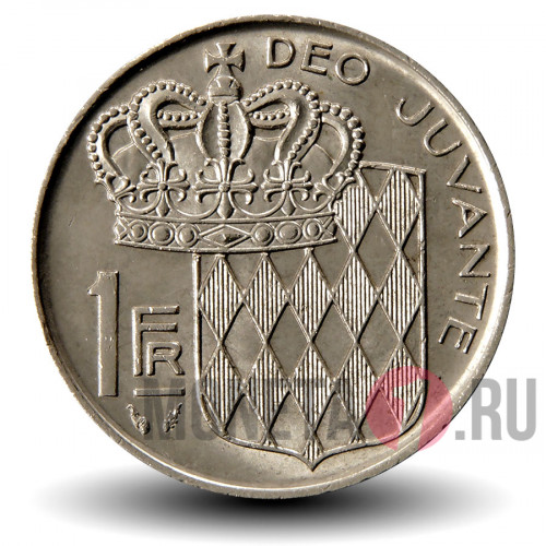 1 франк 1974 года - Монако - Ренье III