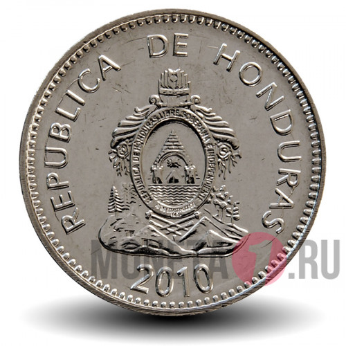 20 сентаво 2010 года - Гондурас - Вождь Лемпира