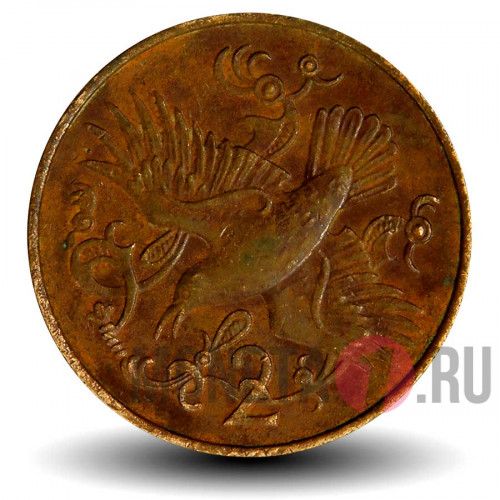 2 пенса 1981 года - Остров Мэн - Летящая клушица (АВ)