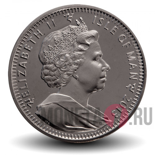 1 крона 2013 года - Сибирские кошки - Остров Мэн