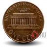 1 цент 1991 года - США - D
