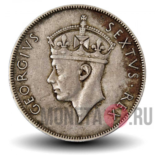 1 шиллинг 1952 года - Британская Восточная Африка - Георг VI