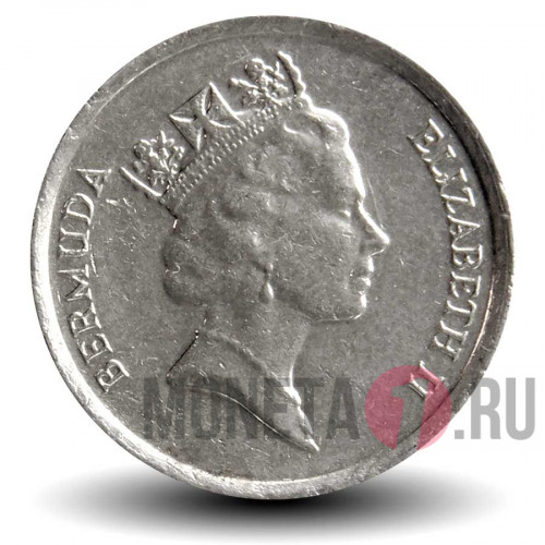 10 центов 1995 года - Бермуды - Бермудские лилии