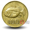100 крон 2001 года - Исландия - Рыба Пинагора
