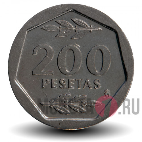 200 песет 1986 года - Хуан Карлос I - Испания