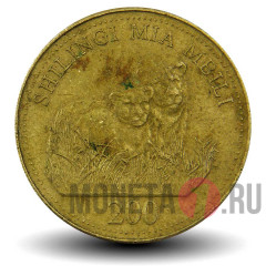 200 шиллингов 1998 года - Танзания - из оборота
