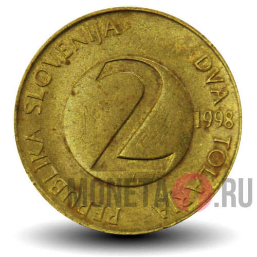 2 толара 1998 года - Деревенская ласточка - Словения