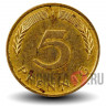 5 пфеннигов 1990 года - ФРГ - Дуб - J